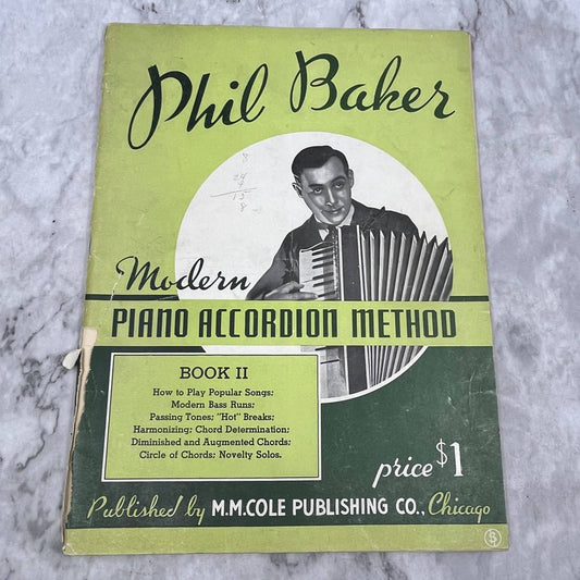 Phil Baker Piano Accordion Method Book 2 1935 Sheet Music TK2-SM4