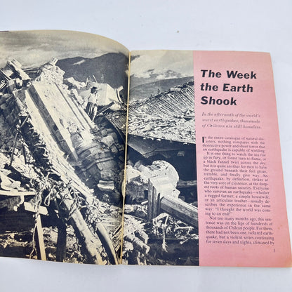 1961 January Maryknoll Magazine Catholic Missions Chilean Earthquake H5-3
