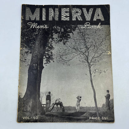 1937 Minerva Men's Book Vol. 50 Sweaters and Accessories Knitting Patterns TH8