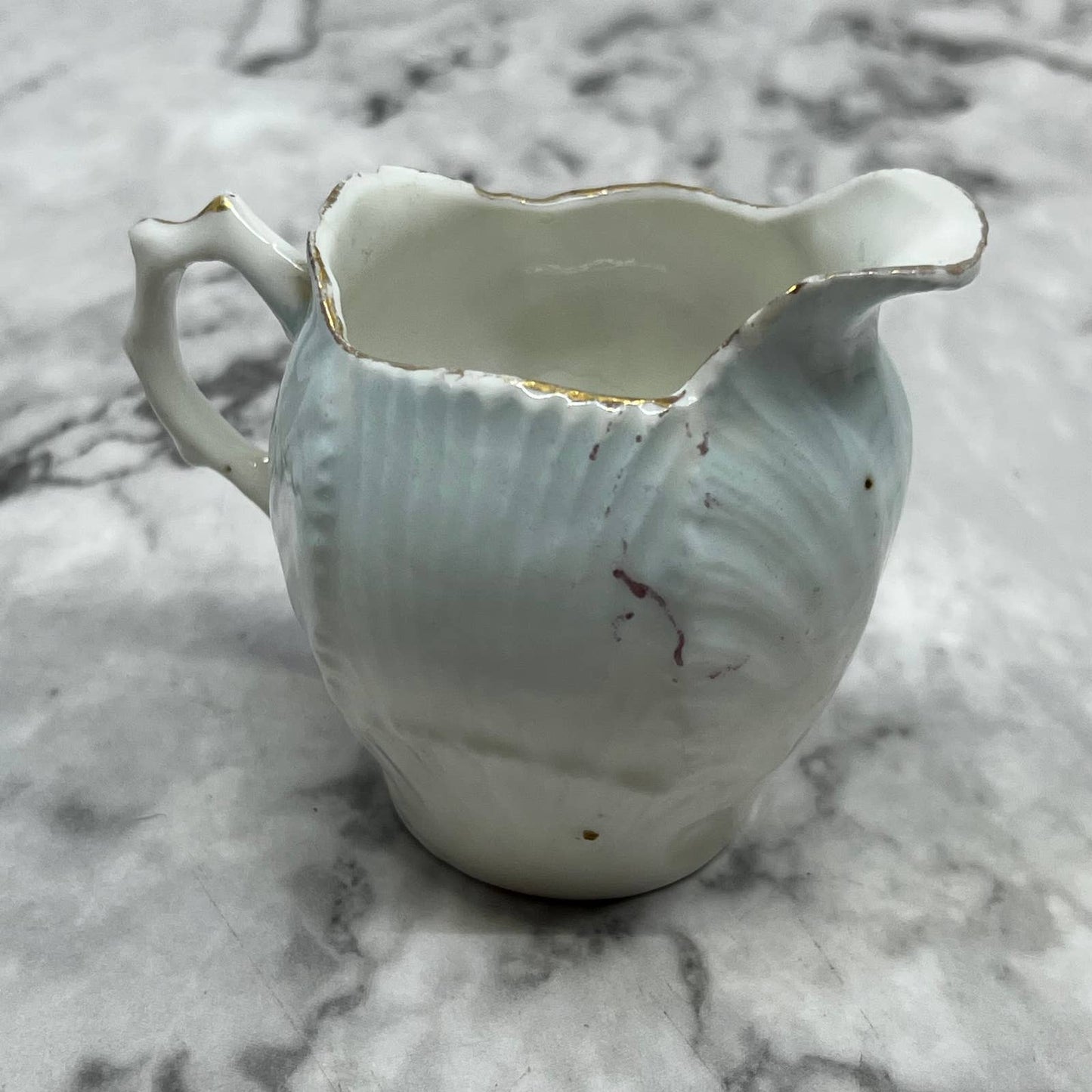 Vintage Porcelain Hand Painted Flower Creamer Doll Tea Party 2” TJ5