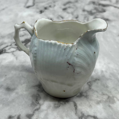 Vintage Porcelain Hand Painted Flower Creamer Doll Tea Party 2” TJ5