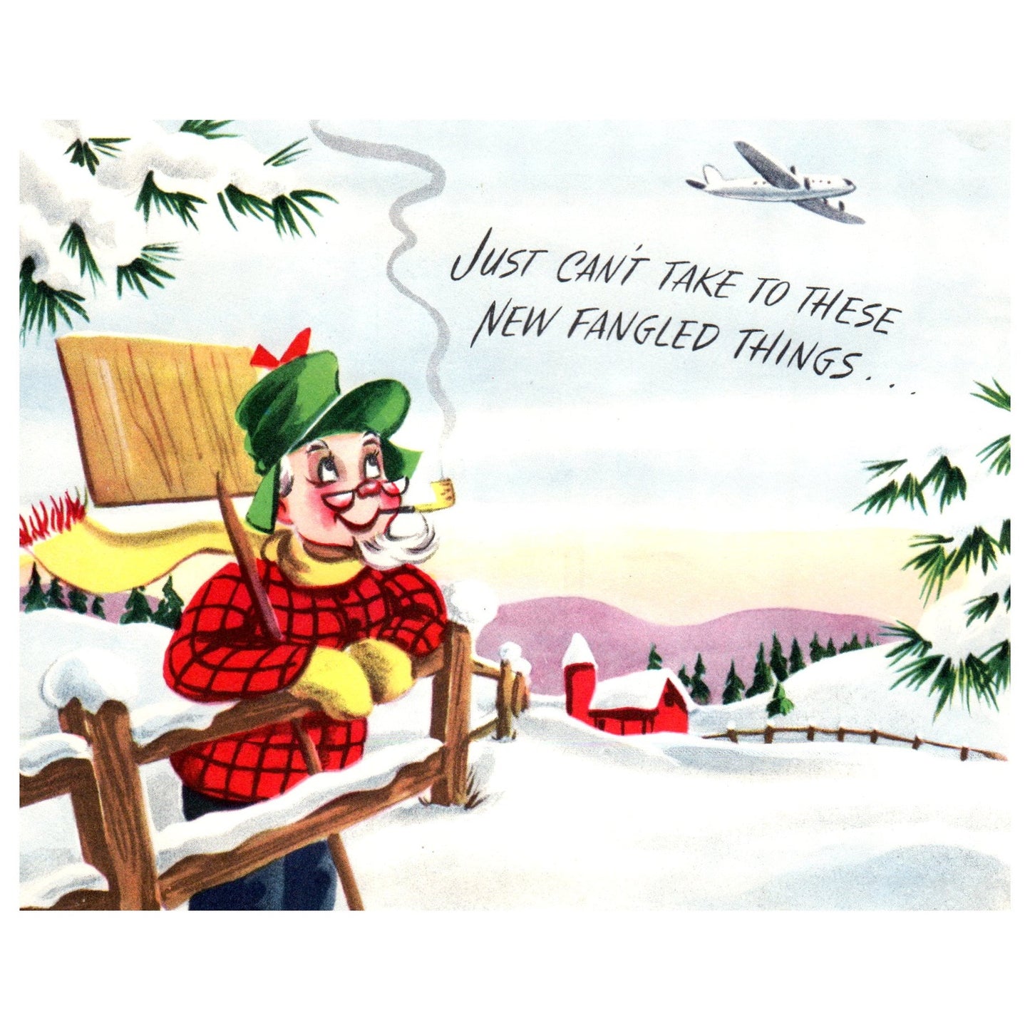 Vintage Pop Up Christmas Card - Christmas Comics on Parade H3-1