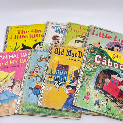 Huge Lot of 48 Vintage Golden Books Mostly 1950s-1980s