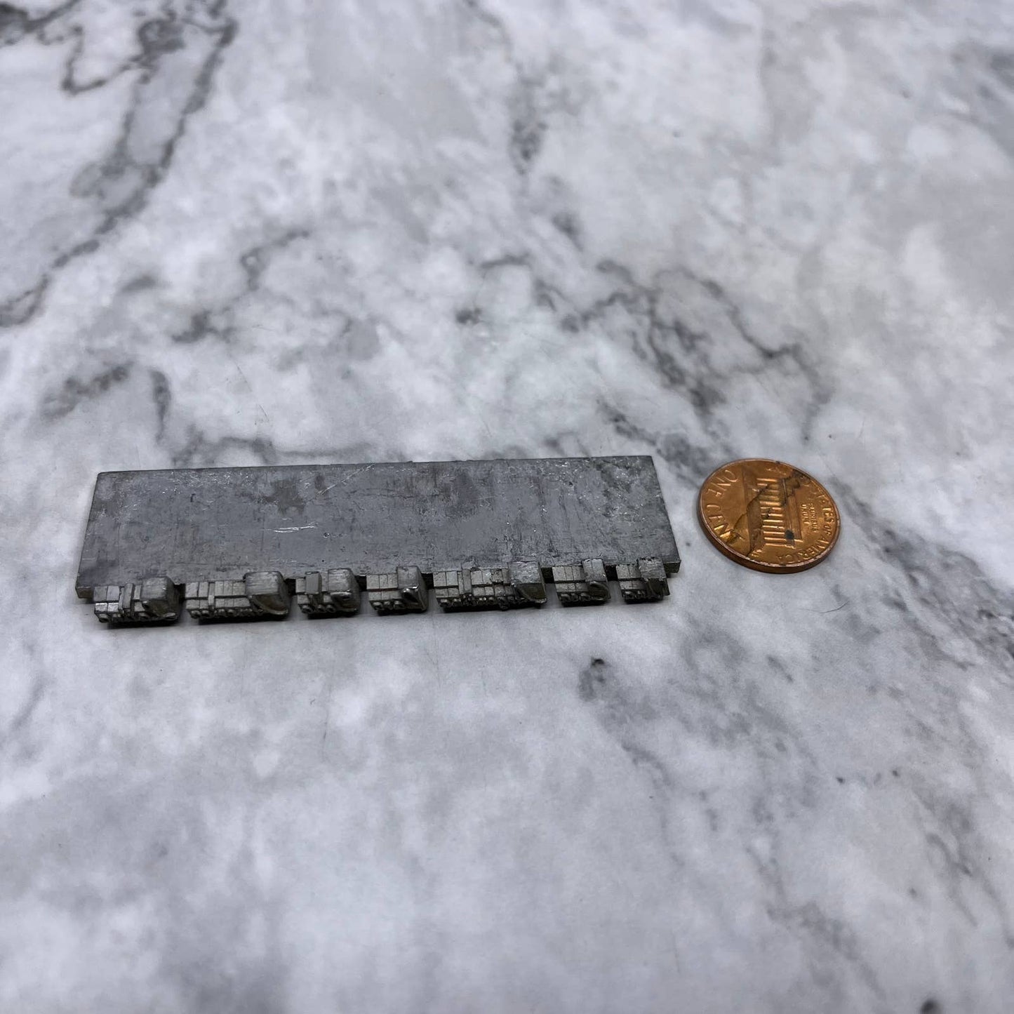 Vintage Printing Letterpress Printers Block Plate Una Casa Argentina TJ59