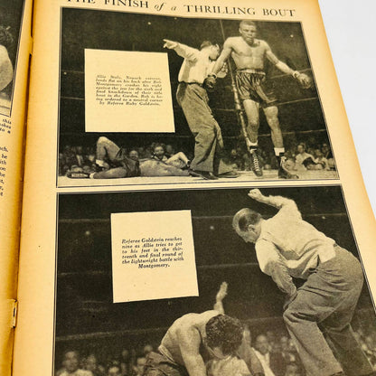 1946 Sept - The Ring Boxing Magazine – Tippy Larkin Cover Louis-Conn TA5