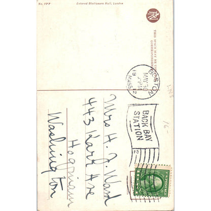 G.G. Wiederseim Little Boy Tells Mom He Threw Up 1912 Original Postcard TK1-22