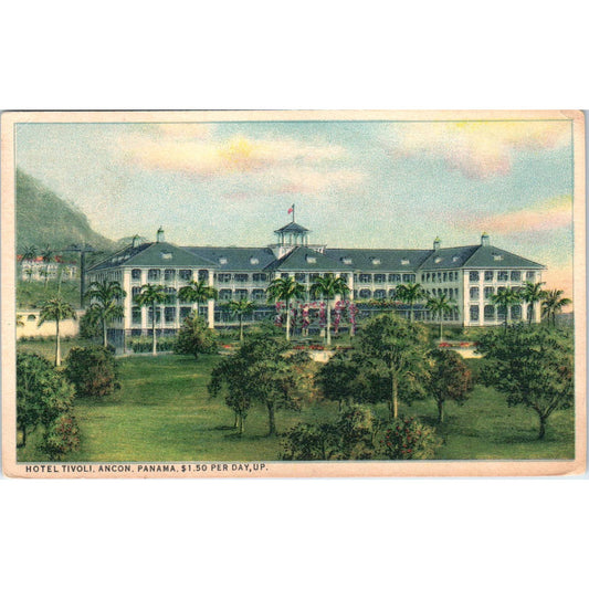 Hotel Tivoli Ancon Panama - Original Postcard TJ7-RP3