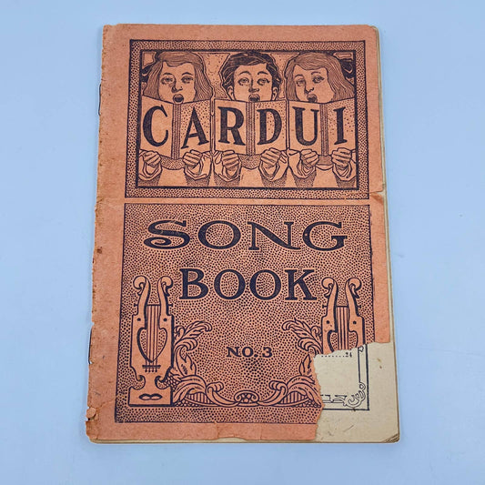 1908 The Cardui Song Book Quack Medicine Promo Chattanooga TN TE2