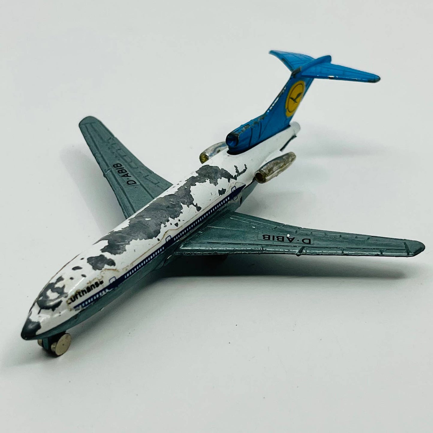 Playart Diecast Boeing 727 Lufthansa 7415 Toy Plane Hong Kong TD7