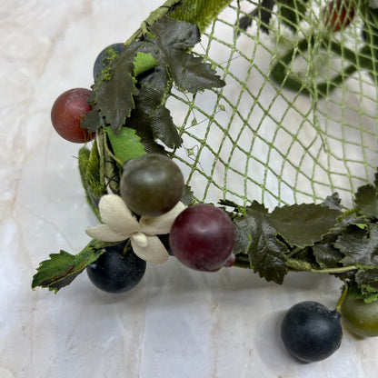 Vintage Green Grapes Headpiece Fascinator Halfhat Ladies Hat HB1