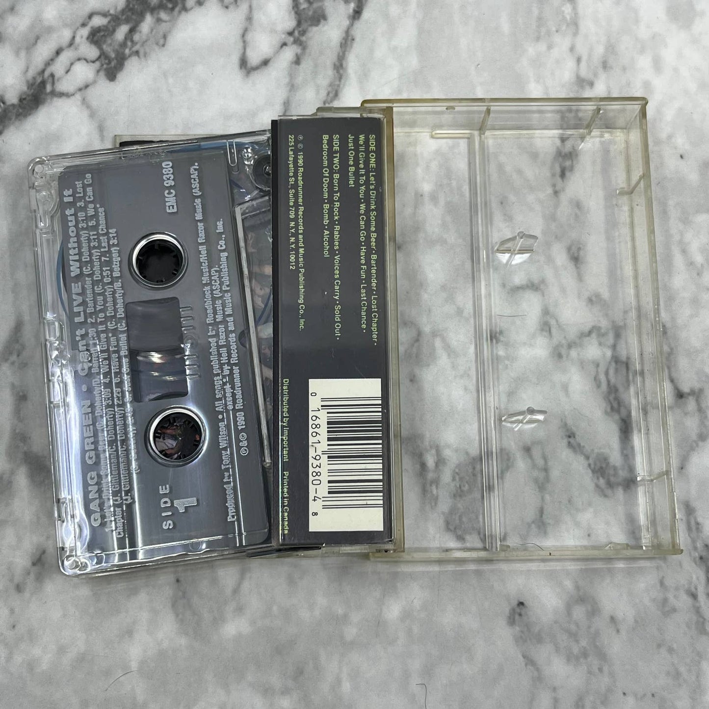 Gang Green Can't Live Without It  Cassette Tape TC7-53
