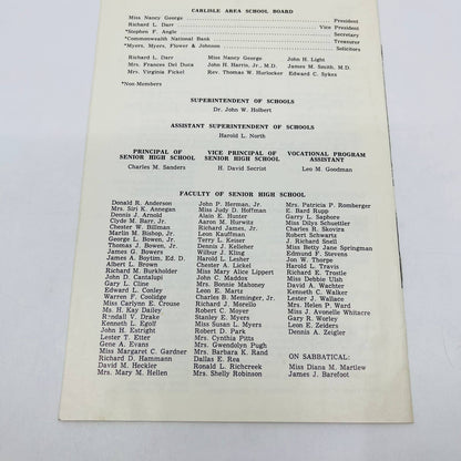 1975 - 138th Carlisle Senior High School Commencement Carslile PA TD6