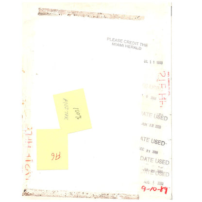 1988 Original Press Photo Women's Tennis Jennifer Capriati Pro Debut ~8x10" AD2