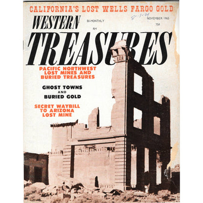 Western Treasures Magazine - Treasure Hunting Gold Metal Detecting Nov 1965 M5