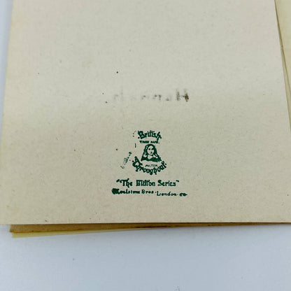 Antique 1910s Folding Greeting Card The Milton Series London Woolstone Bros C1