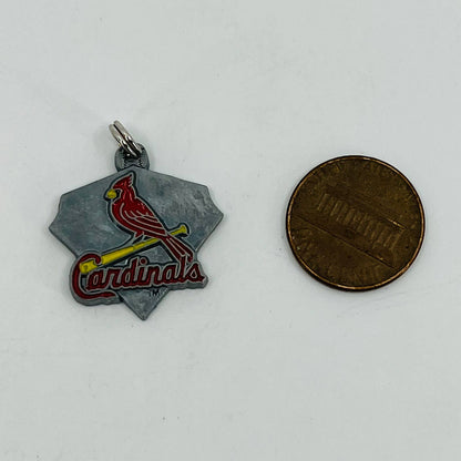 Vintage Metal Enamel St. Louis Cardinals Baseball MLB Charm Pendant SB5