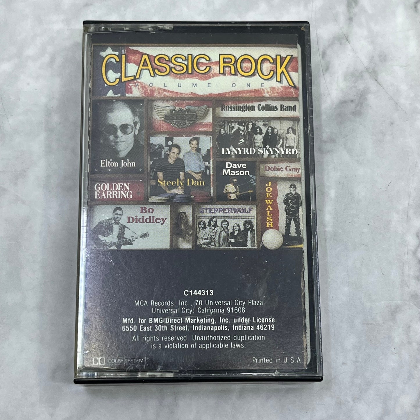 Classic Rock Volume 1 Compilation Cassette Tape TH9-C1