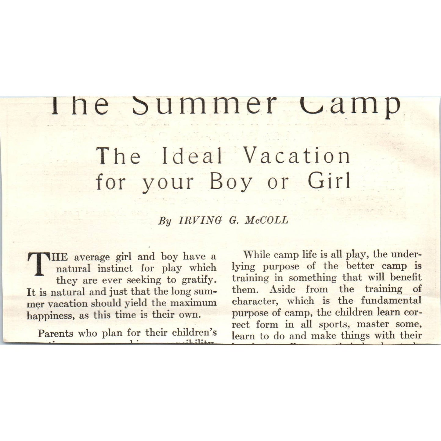 c1920 Harper's Magazine Ad - Page Military Academy Robert Gibbs Los Angeles EA3