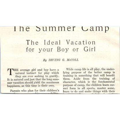 c1920 Harper's Magazine Ad - Page Military Academy Robert Gibbs Los Angeles EA3