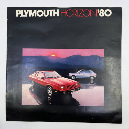 1980 Plymouth Horizon Original Dealer New Car Showroom Brochure TH8