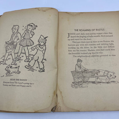 1942 Children's Stories We Like Coloring Book Madsen Cover Illustrated TH8