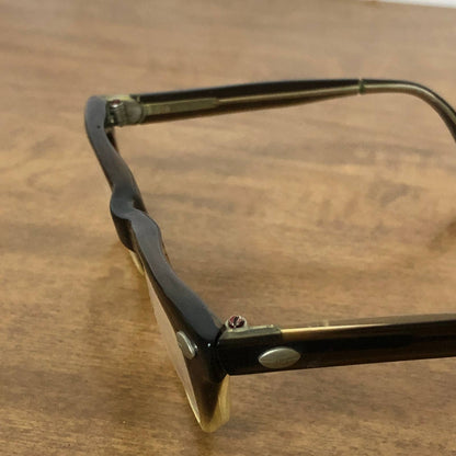 1950s AO Kids Horn Rimmed Glasses 5.25 w/ Lenticular Bear Case TH3