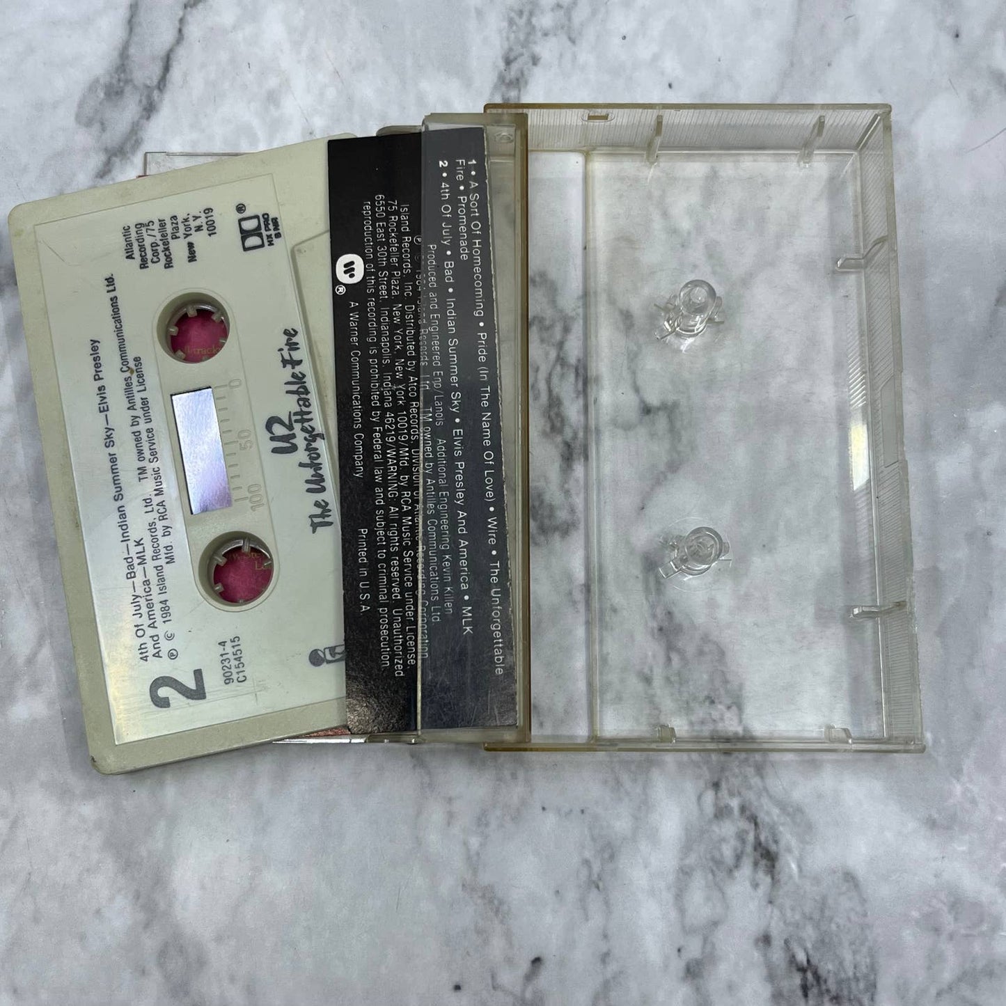 U2 - The Unforgettable Fire (Cassette, 1984)  Cassette Tape TJ6-80