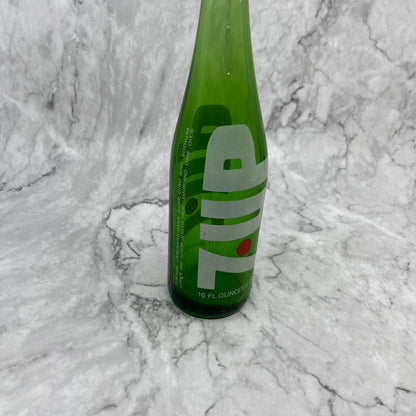 Vtg 1970s Stretched Green 7-Up Glass Soda Pop Bottle 19.5"