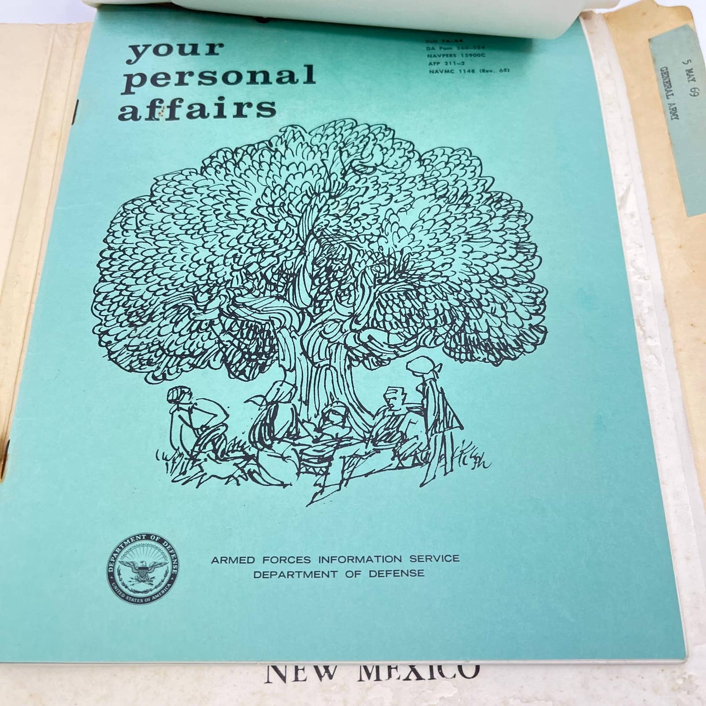 1969 US Army White Sands Missile Range New Mexico Ephemera Collection TF7