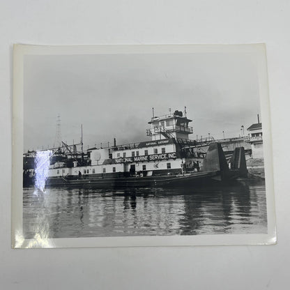 1960s Original Tugboat River Boat National Maritime Service St. Louis MO AC4-8