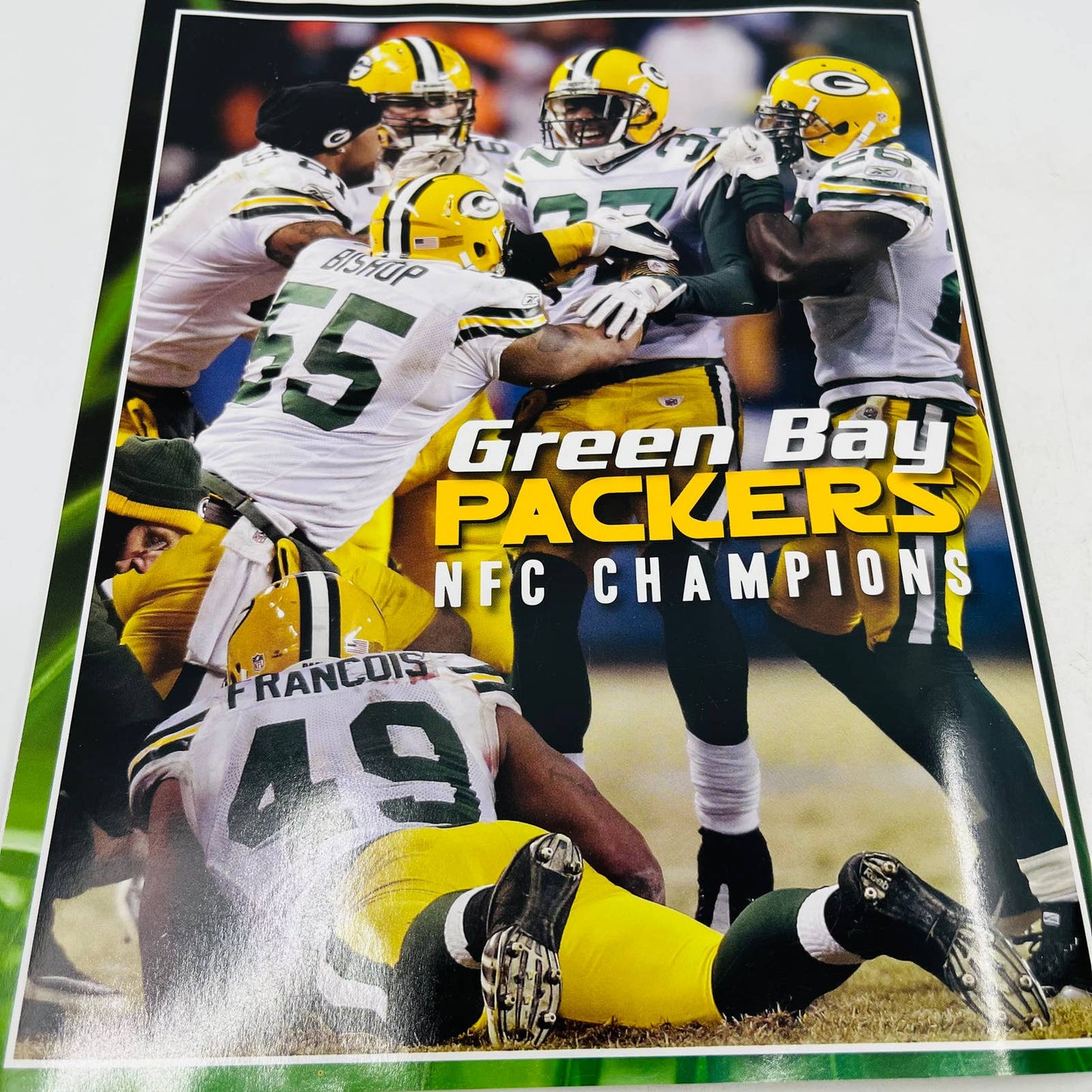 2010 Super Bowl XLV NFC Champ Green Bay Packers Collector’s Preview Magazine BA3