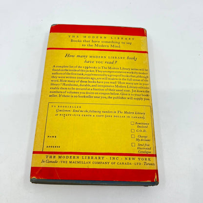 1927 The Philosophy of Spinoza Modern Library Dust Jacket TF2