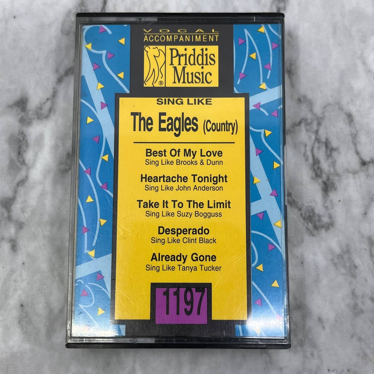 The Eagles (Country) Priddis KARAOKE Vocal Accompaniment Cassette Tape TJ6-84