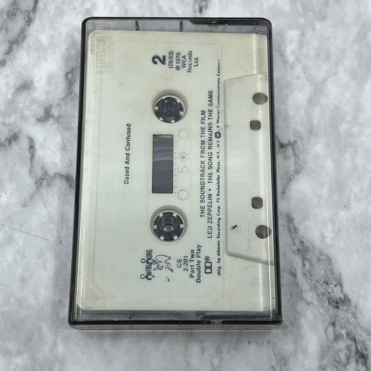 Led Zeppelin Soundtrack The Song Remains The Same PART 2 Cassette Tape TJ6-85