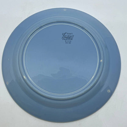 Vintage Lu-Ray Pastels Blue 9 1/4" Dinner Plate T.S.&T. TI3-1