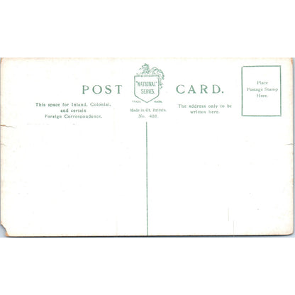 Little Boy Playing Noah's Ark Original Postcard P2-8