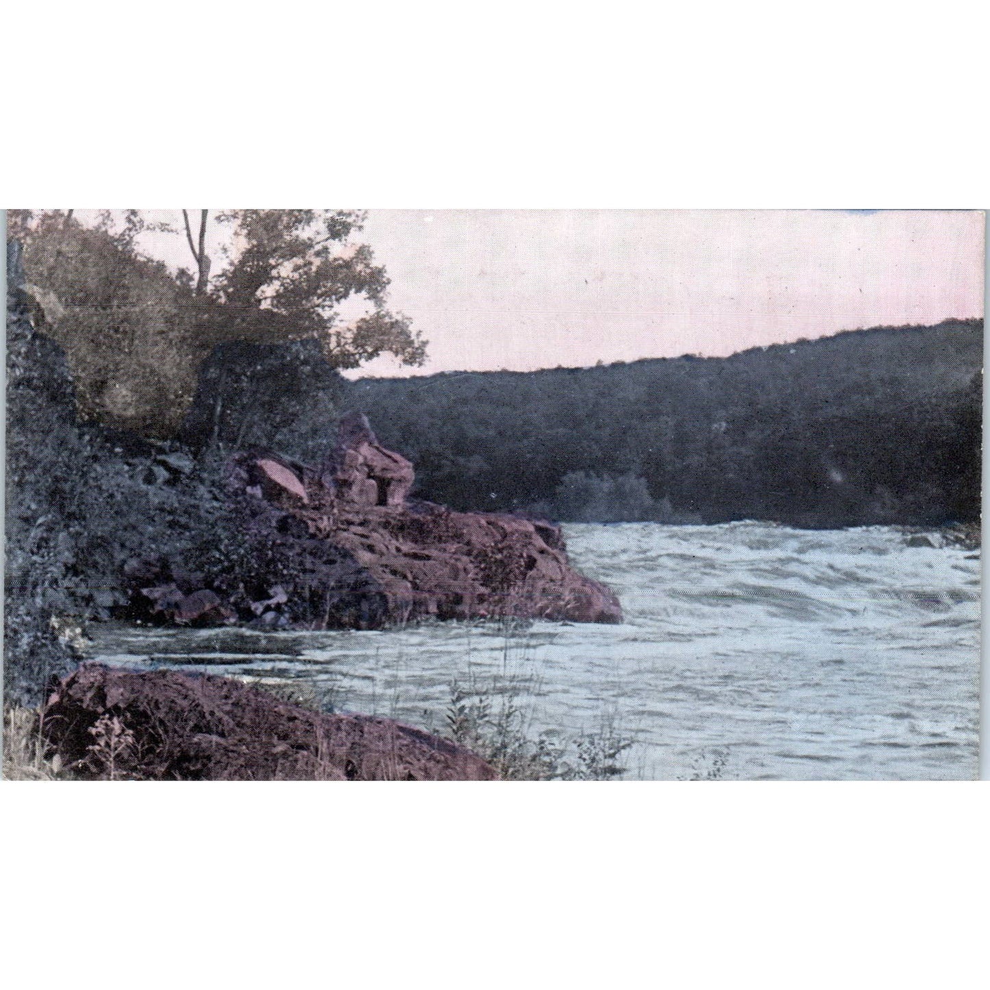 Dells at Saint Croix River c1910 Original Postcard TK1-27