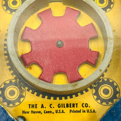 1940s Vintage Ball and Gear AC Gilbert Puzzle Toy Game 3 x 4.5 TD2