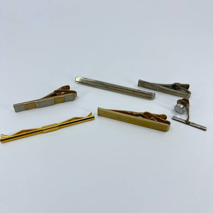 Vintage 6 Piece Lot of Tie Bar Tack Clips SD2