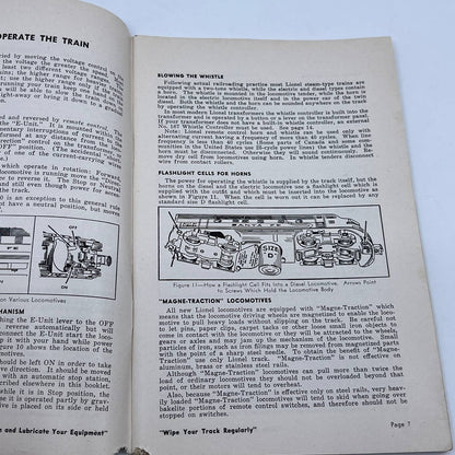 1951 Instructions For Assembling and Operating Lionel Trains Manual TG6