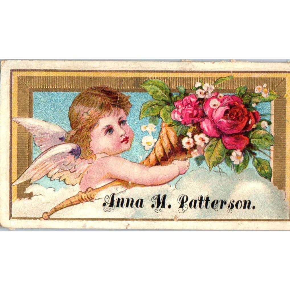 1880s Victorian Calling Card - Anna M. Patterson SF2