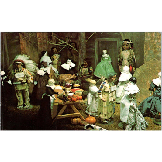 First Thanksgiving China Head Dolls Enchanted World Doll Museum SD Postcard PB8