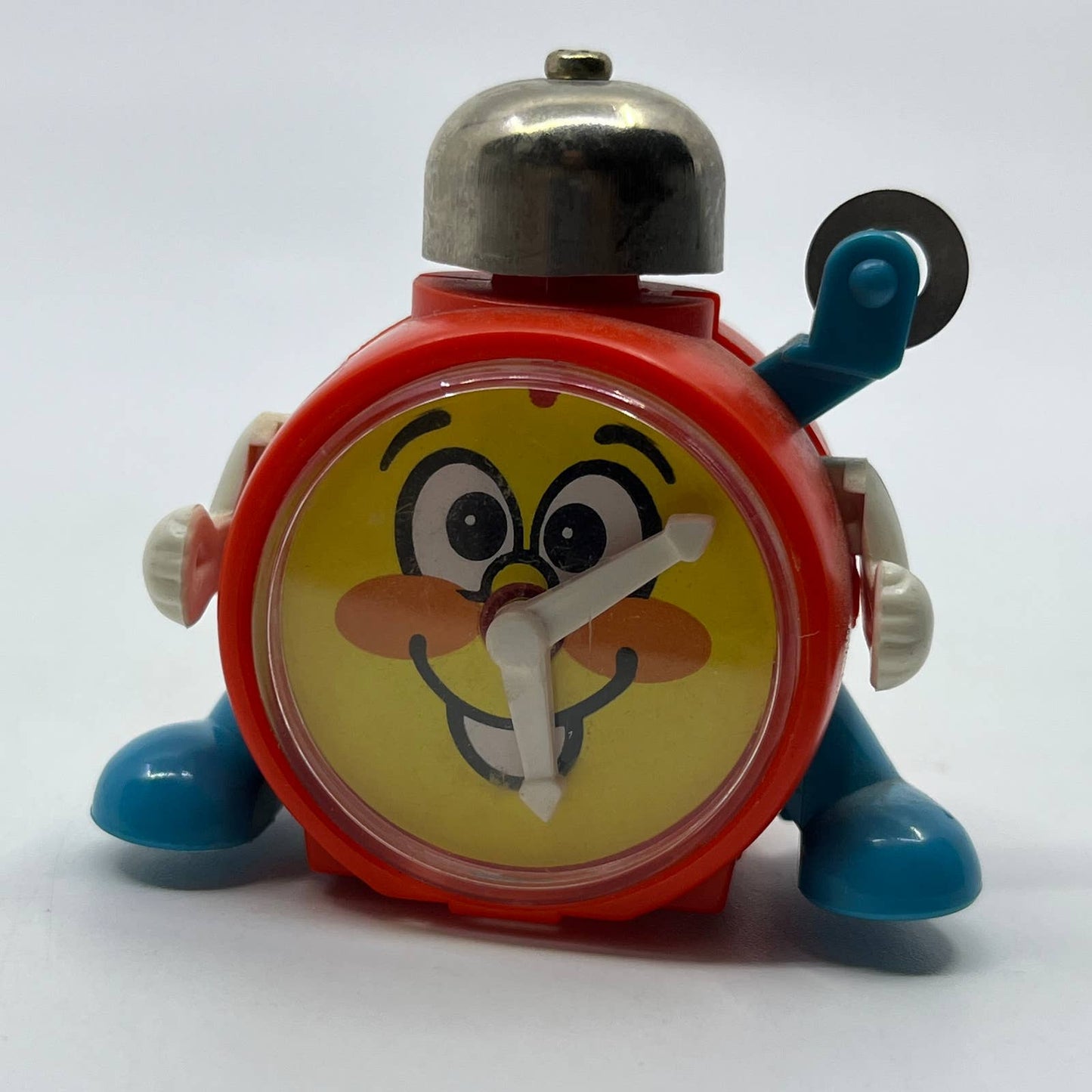 Vintage 1970's TOMY Singapore Wind Up Toy Alarm Clock WORKS SE2