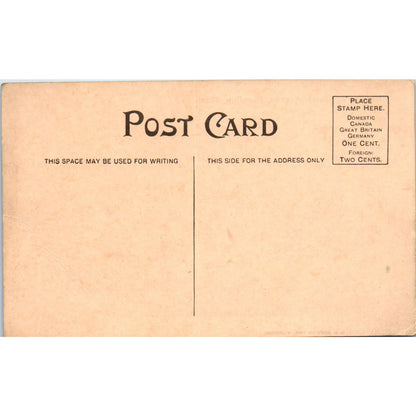 Antique Postcard Section of Union Avenue Puyallup Washington TD9