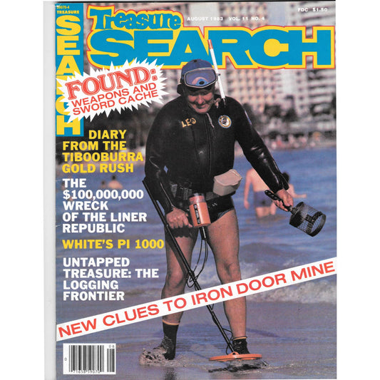 Treasure Search Magazine 1983 August Metal Detecting Gold Diamonds M2
