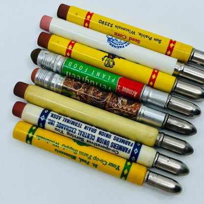 Bullet Pencil Lot 8 Advertising Pencils Minnesota Iowa ND Wisconsin SB3