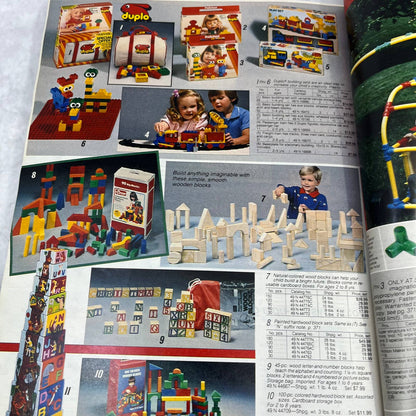 Sears Christmas Wish Book 1986 Catalog Cheryl Tiegs Barbie Rambo Legos NFL S3