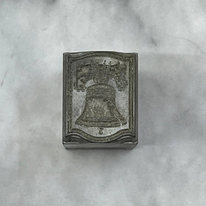 Vintage Printing Letterpress Printers Block Plate Liberty Bell TJ58