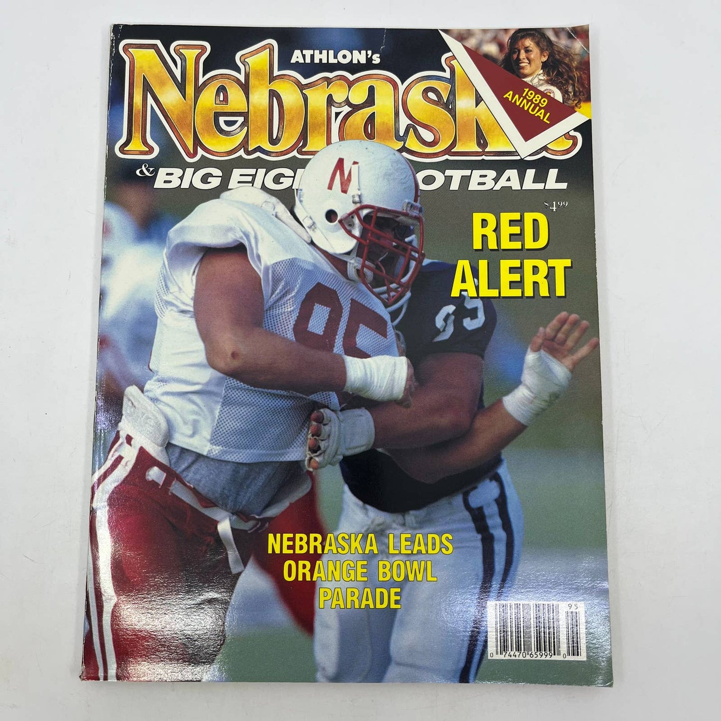 1989 Athlon’s Nebraska Cornhuskers & Big 8 Football Preview Magazine TH3