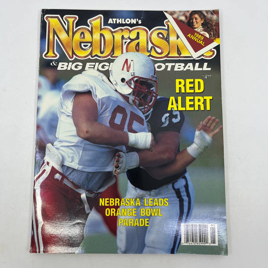 1989 Athlon’s Nebraska Cornhuskers & Big 8 Football Preview Magazine TH3